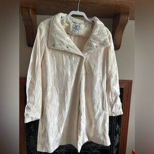 Worthington Ivory Faux Fur Coat